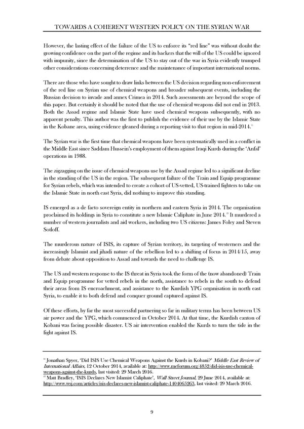 Towards A Coherent Policy On The Syrian War - Page 11