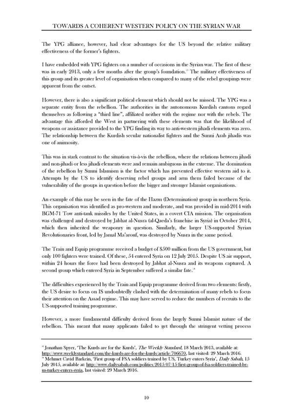 Towards A Coherent Policy On The Syrian War - Page 12