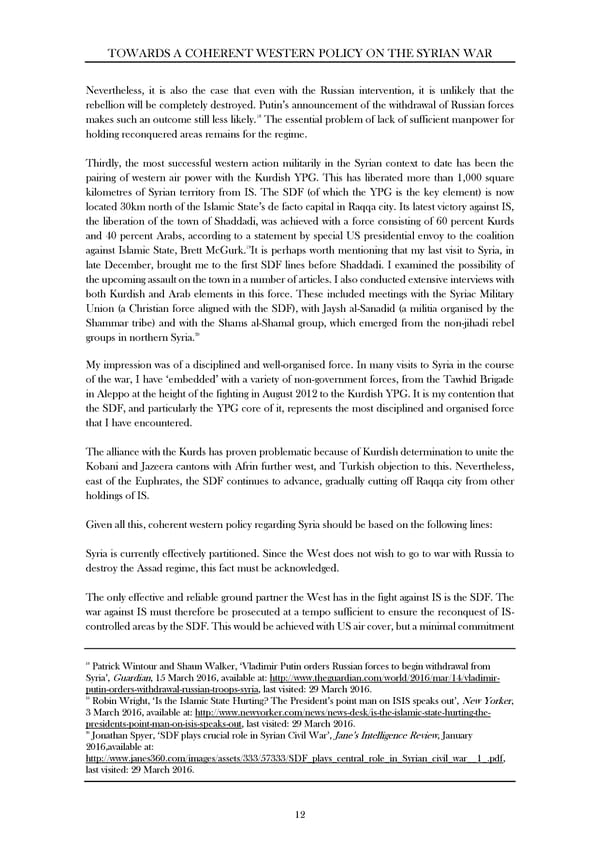 Towards A Coherent Policy On The Syrian War - Page 14