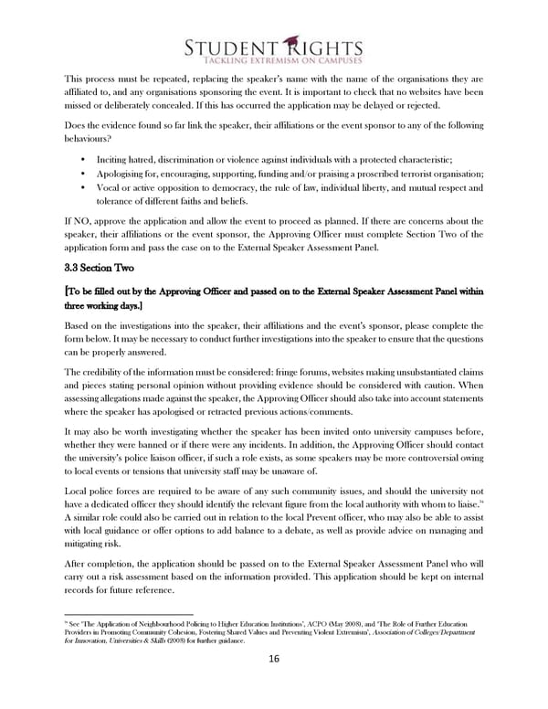 A Model External Speaker Policy - Page 18