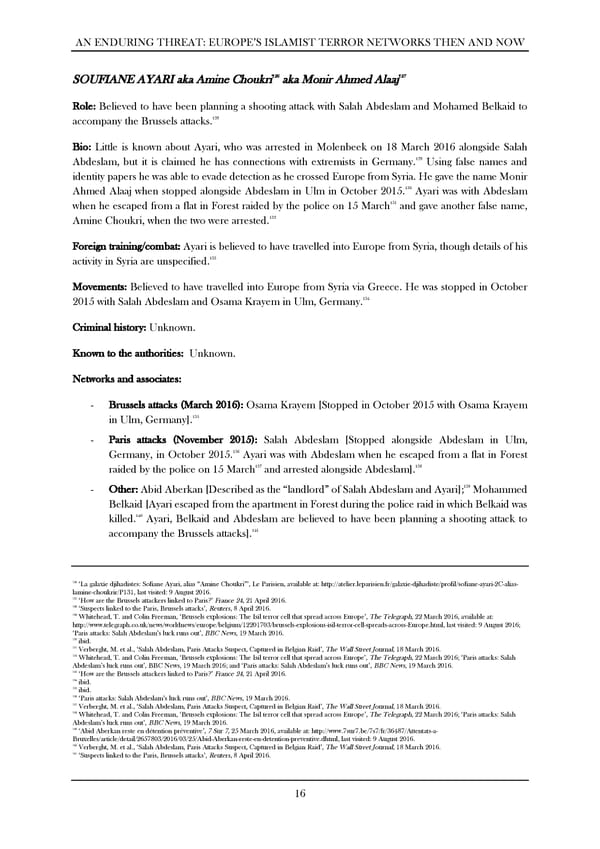 An Enduring Threat: Europe’s Islamist Terror Networks Then and Now - Page 19