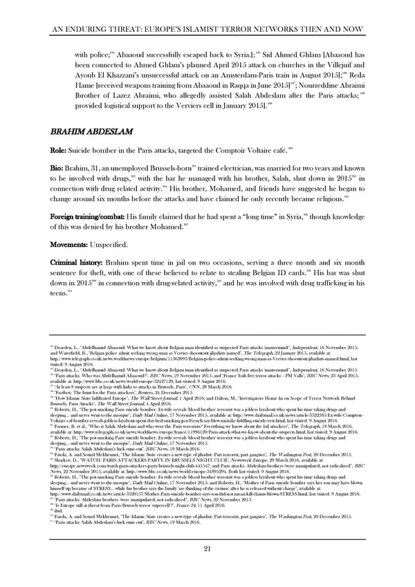 An Enduring Threat: Europe’s Islamist Terror Networks Then and Now - Page 24