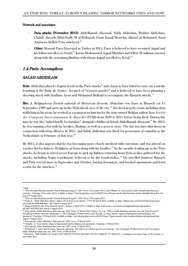 An Enduring Threat: Europe’s Islamist Terror Networks Then and Now - Page 31