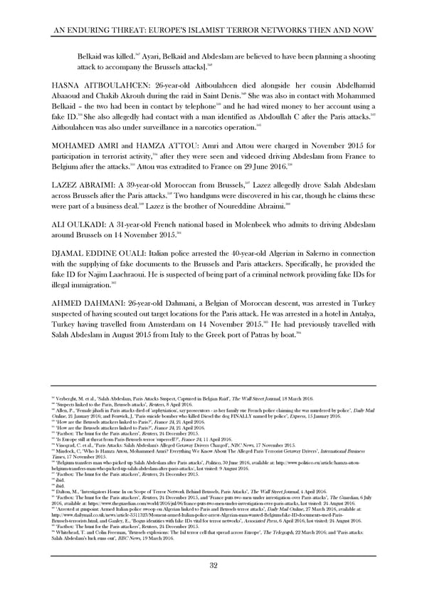 An Enduring Threat: Europe’s Islamist Terror Networks Then and Now - Page 35