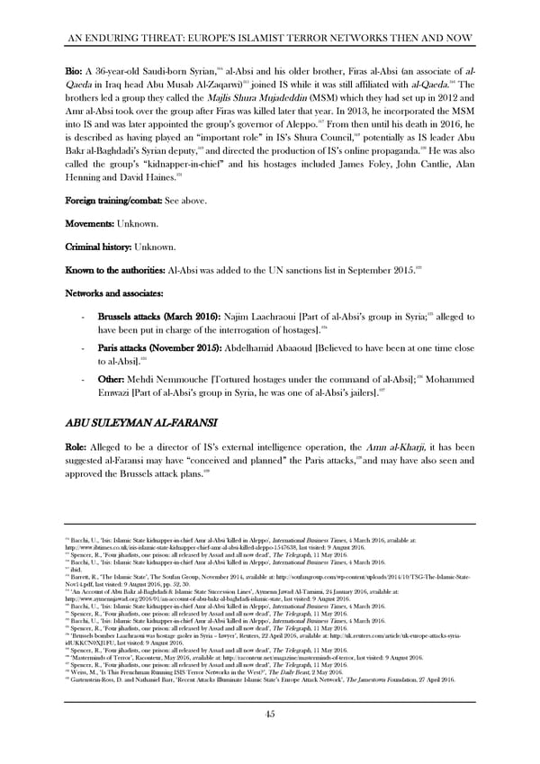 An Enduring Threat: Europe’s Islamist Terror Networks Then and Now - Page 48