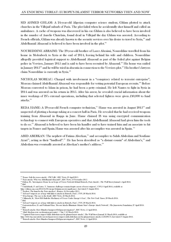 An Enduring Threat: Europe’s Islamist Terror Networks Then and Now - Page 52