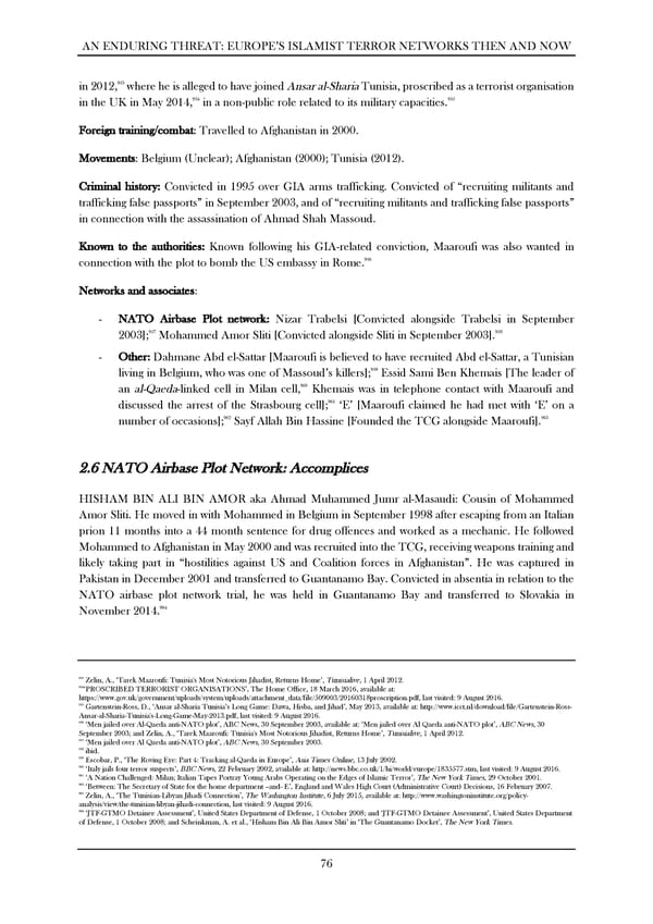 An Enduring Threat: Europe’s Islamist Terror Networks Then and Now - Page 80