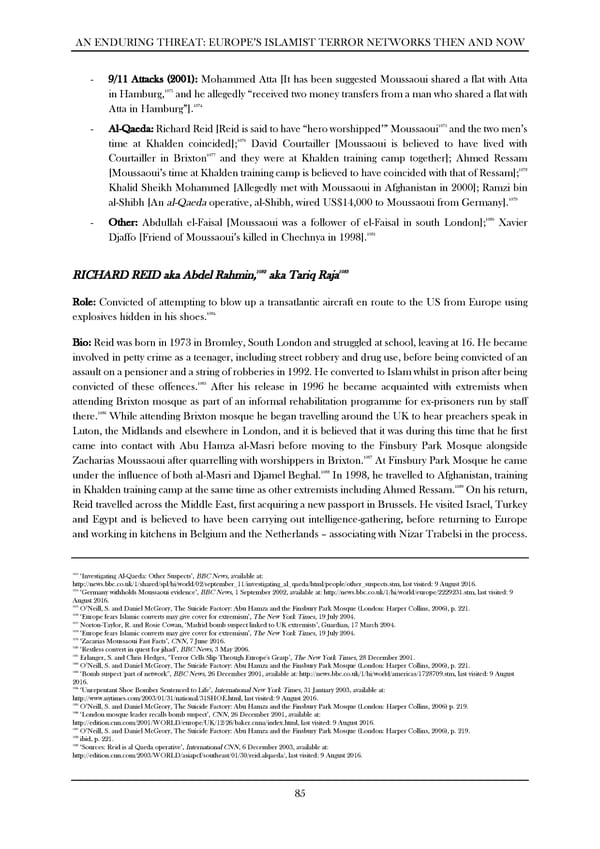 An Enduring Threat: Europe’s Islamist Terror Networks Then and Now - Page 89