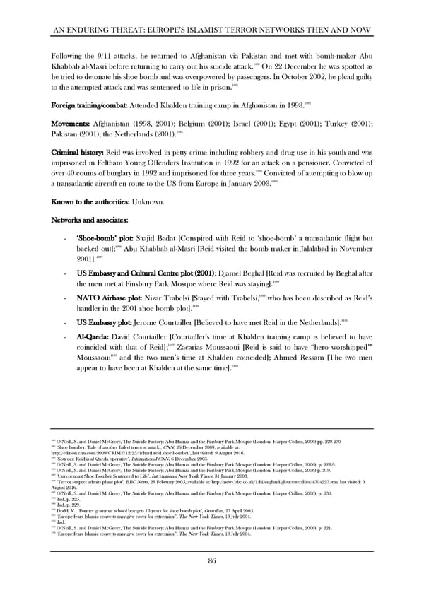 An Enduring Threat: Europe’s Islamist Terror Networks Then and Now - Page 90
