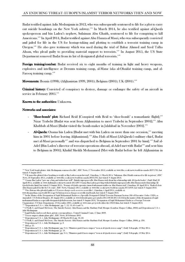 An Enduring Threat: Europe’s Islamist Terror Networks Then and Now - Page 92