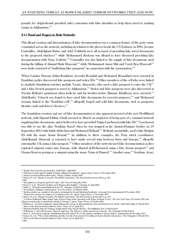 An Enduring Threat: Europe’s Islamist Terror Networks Then and Now - Page 106