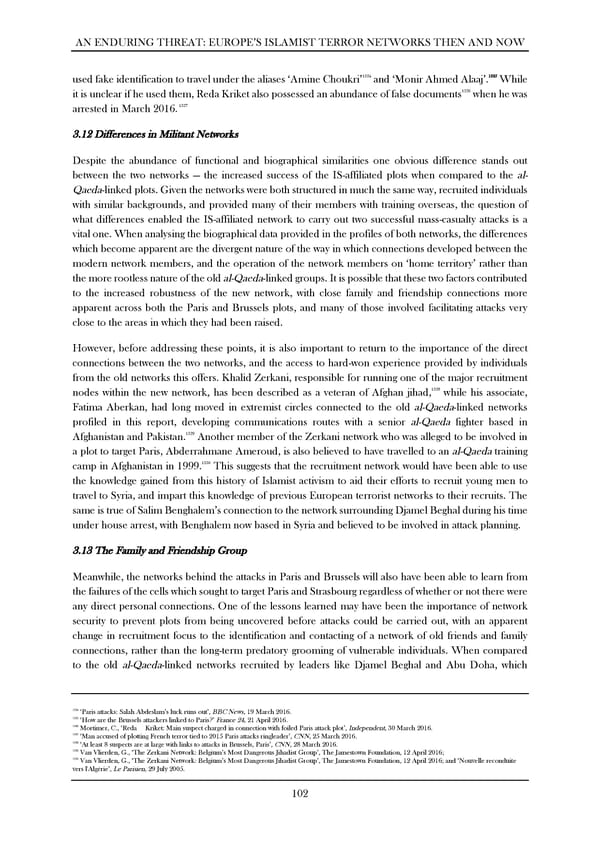 An Enduring Threat: Europe’s Islamist Terror Networks Then and Now - Page 107